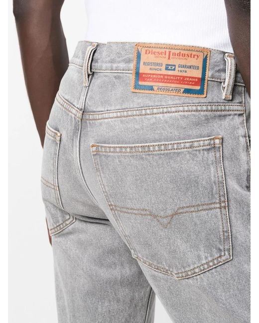 DIESEL Gray 1995 Straight-Leg Jeans for men