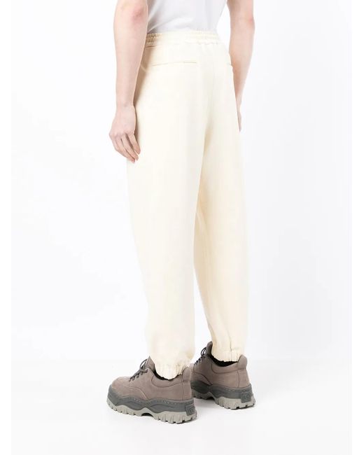 Juun.J White Drawstring Track Pants for men