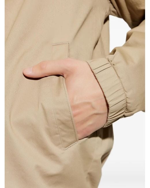 Rag & Bone Natural Zip-Up Elasticated-Cuff Jacket for men