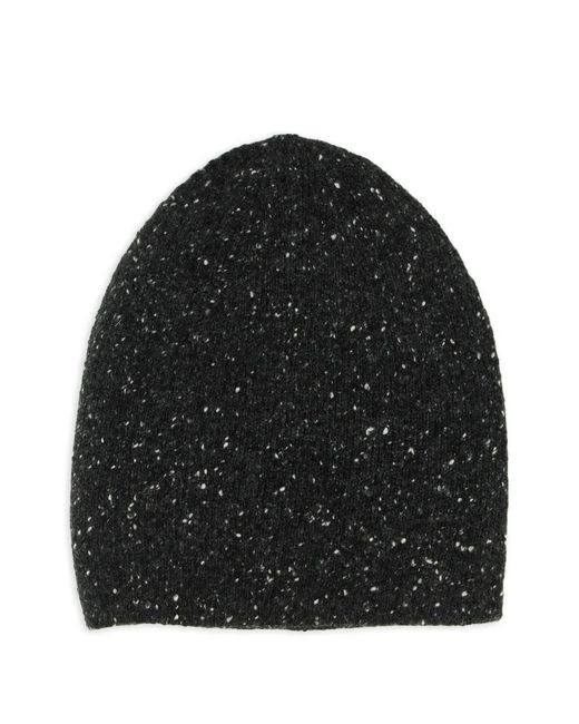 The Row Black Marvy Melange Beanie