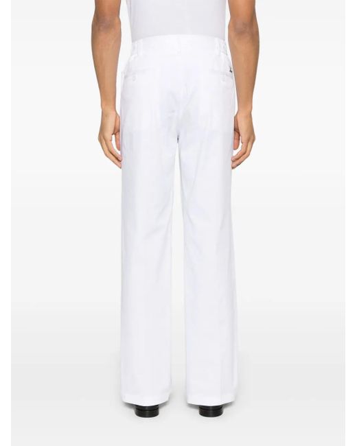 メンズ Dolce & Gabbana テーラードパンツ White