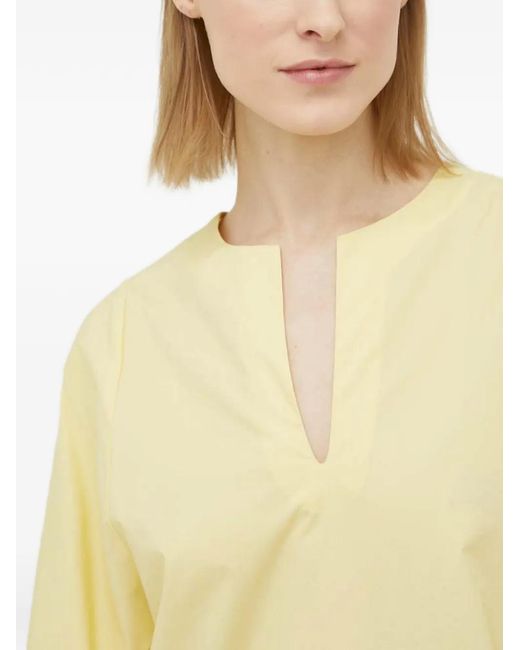 By Malene Birger Metallic V-Neck Midi Dress