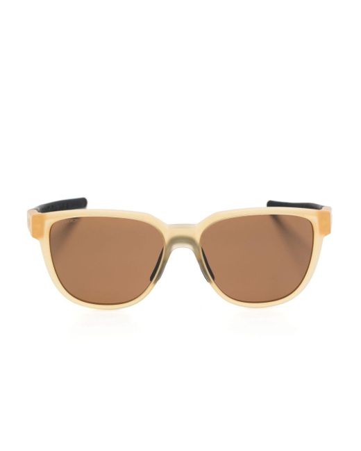 Oakley Pink Actuator Rectangle-frame Sunglasses
