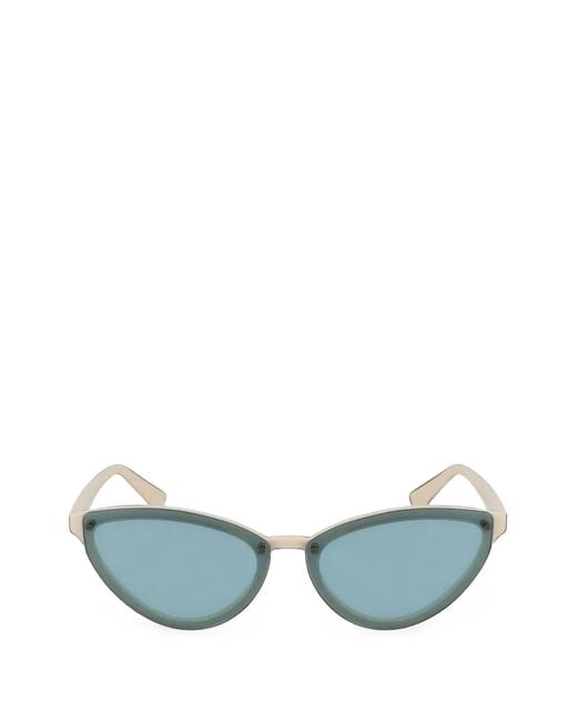 MCM Blue Cat-Eye Sunglasses for men