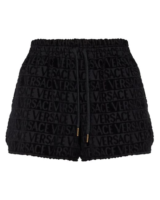 Versace Black I Love Baroque Shorts