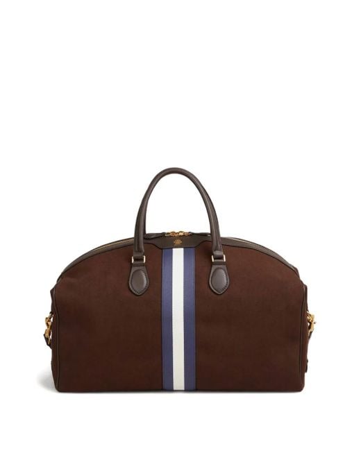 Bally Gestreepte Reistas Met Logodetail in het Brown voor heren