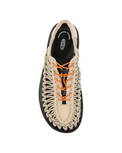 Keen White Uneek Braided Sneakers for men