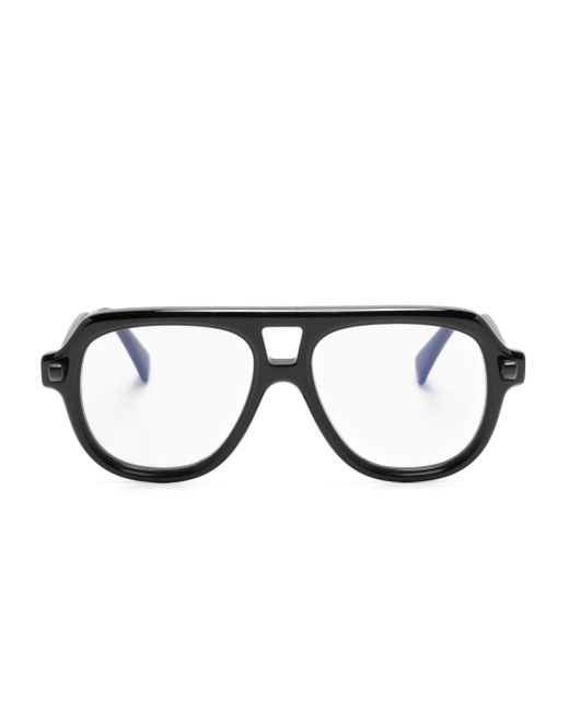 Kuboraum Q4 Pilotenbrille in Black für Herren