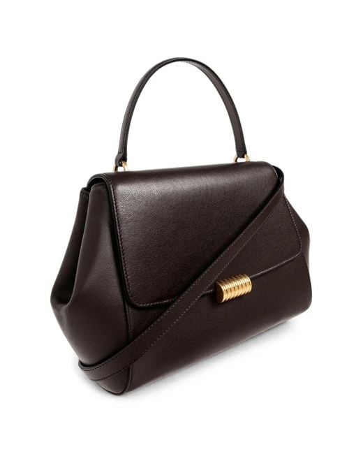 Neous Black Thala Leather Tote Bag