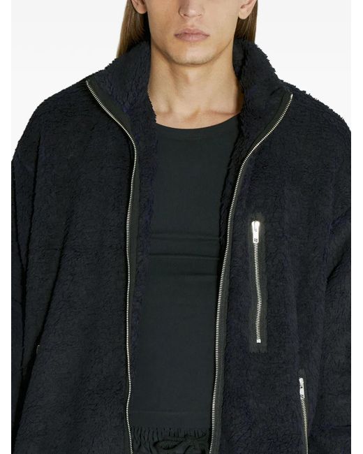 Song For The Mute Black Zip-Up Jacket for men