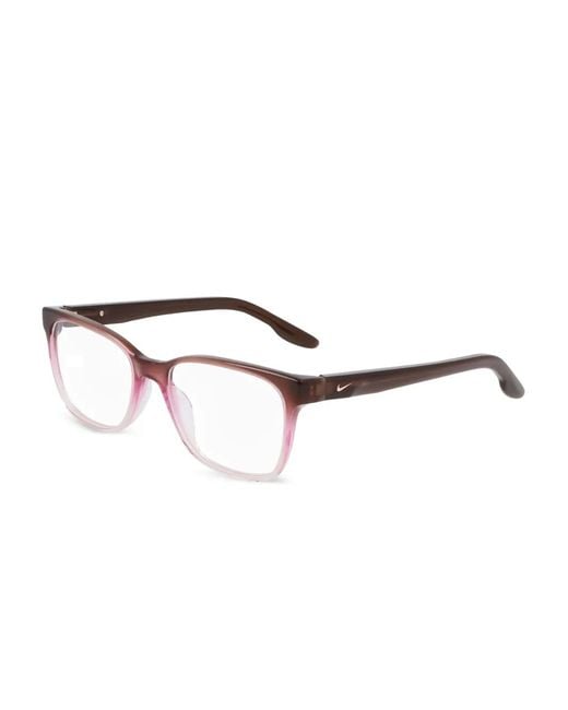 Nike Brown Eckige Brille Mit Farbverlauf
