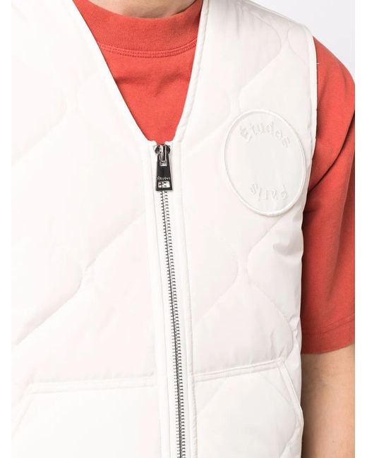 Etudes Studio Multicolor Padded Logo-Patch Vest for men