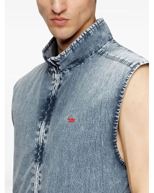 DIESEL Blue J-Erb Denim Jacket for men