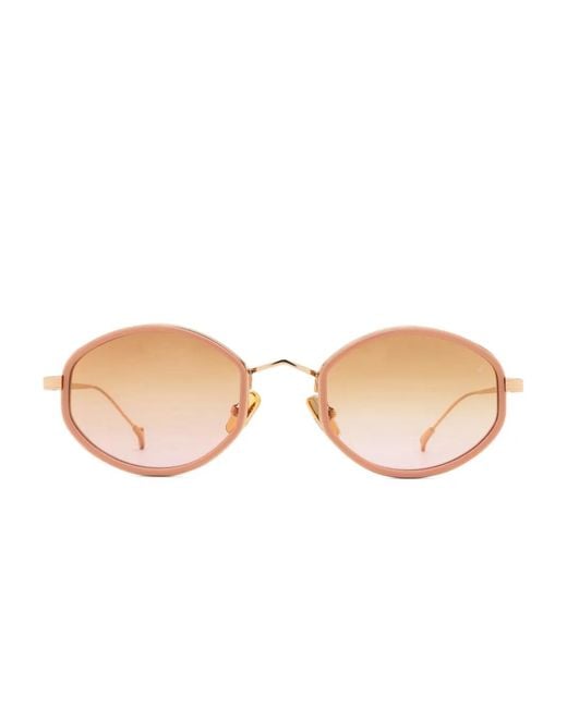 Eyepetizer Pink Naomi Geometric-Frame Sunglasses