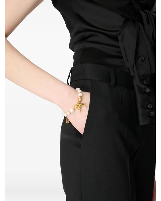 MARINE SERRE Black Trousers