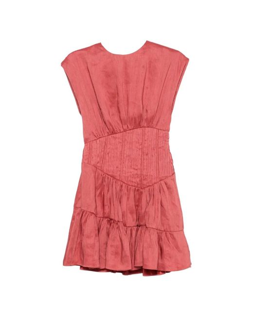 Aje. Pink Ecliptica Mini Dress