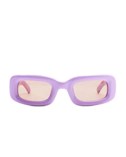 AKILA Pink Verve Rectangle-Frame Sunglasses for men