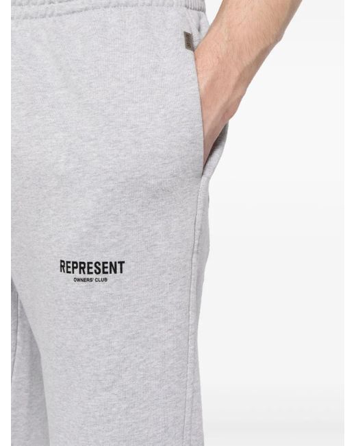 Represent Gray Owners Club Cotton Track Pants - Men's - Cotton for men