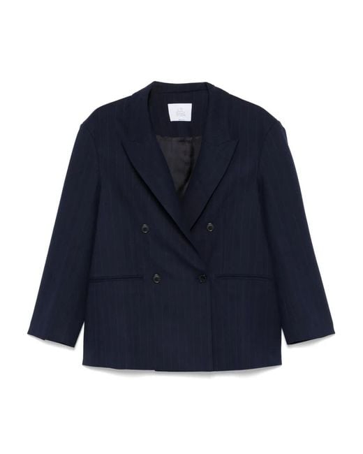 LE SULLY STUDIO Blue Antonella Blazer