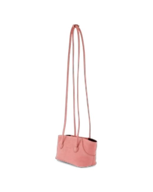 MARGE SHERWOOD Pink Boat Leather Cross Body Bag