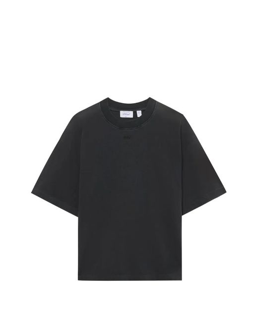 Off-White c/o Virgil Abloh Black Laundry Off Stamp Skate T-Shirt
