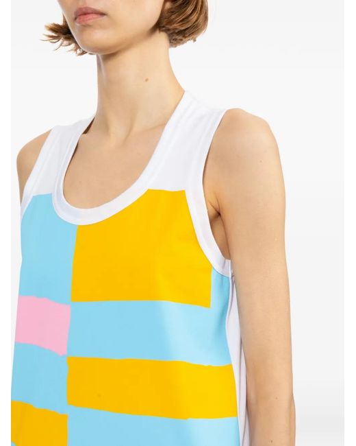 Top Con Design Patchwork di Comme des Garçons in White