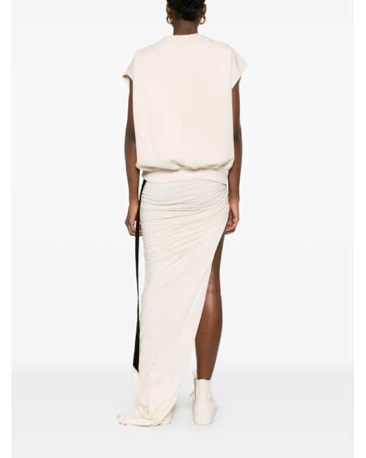 Rick Owens White Jumbo Vest