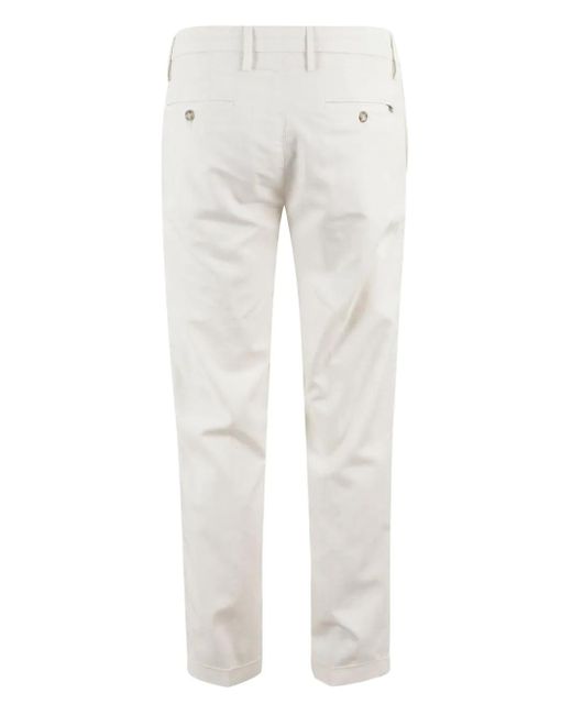 Re-hash White Cotton Chinos for men