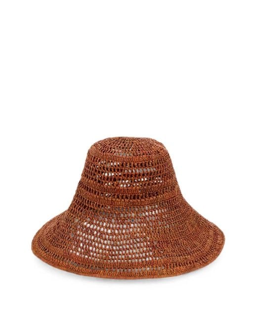 Chloé Brown Raffia Hat
