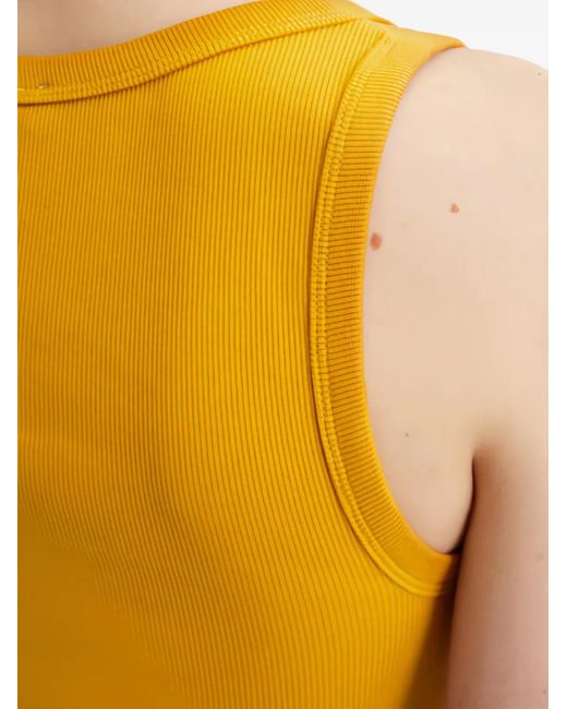 Marc O' Polo Yellow Scoop-Neck Tank Top