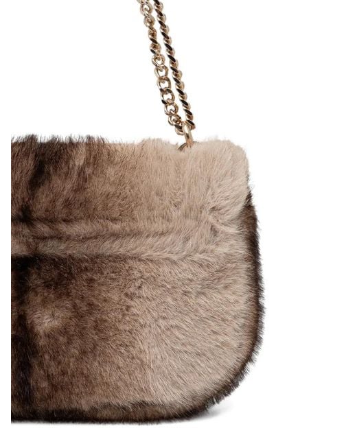 Guess Brown Logochain Satchel Bag