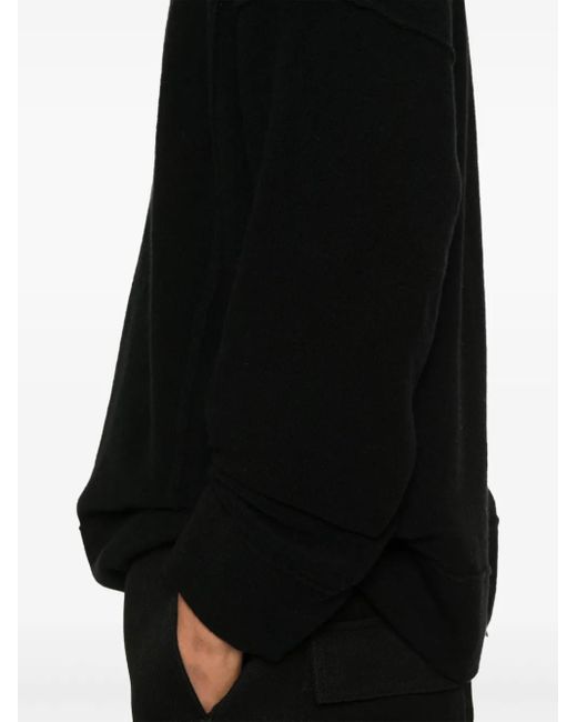 Isabel Benenato Black Cashmere Sweater for men