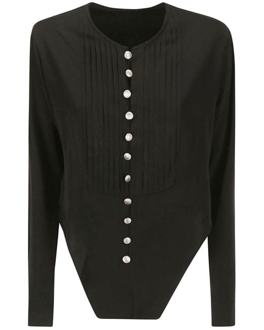 Blusa asimmetrica di Yohji Yamamoto in Black