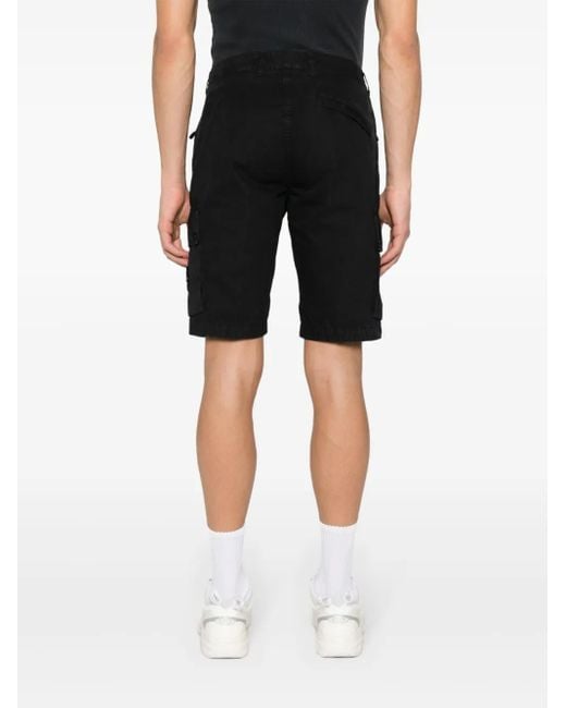 Stone Island Black Shorts for men
