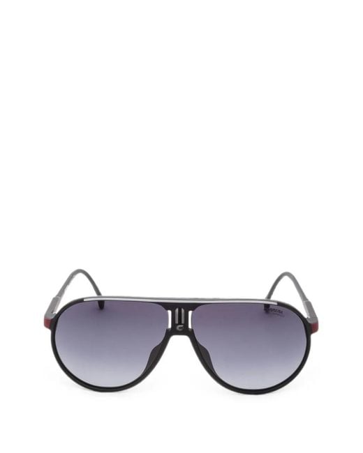 Carrera Blue Champion Pilot-Frame Sunglasses