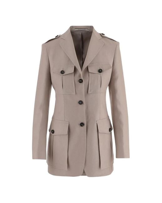 Tagliatore Gray Veste À Simple Boutonnage