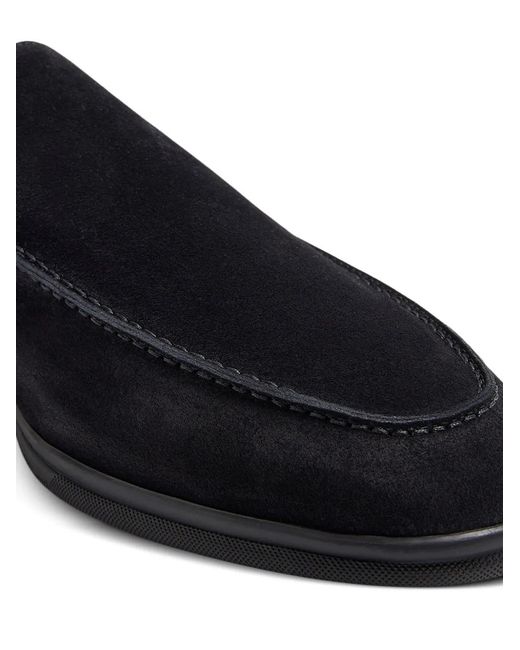 Scarosso Blue Suede Loafers for men