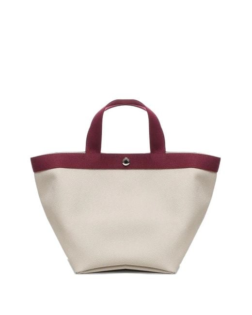 Herve Chapelier Natural Canvas Tote Bag