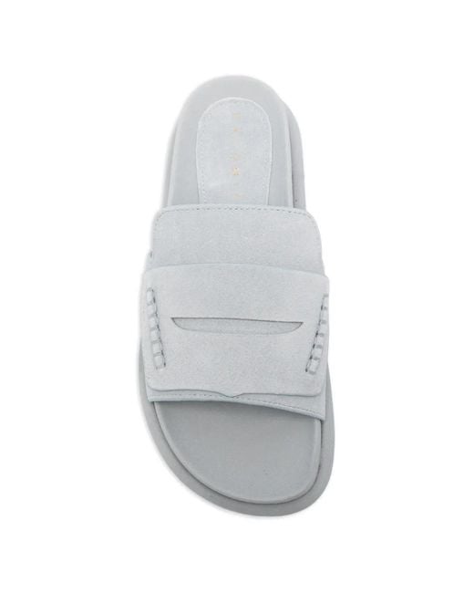 Palomitas By Paloma Barcelo' White Suede Sandals