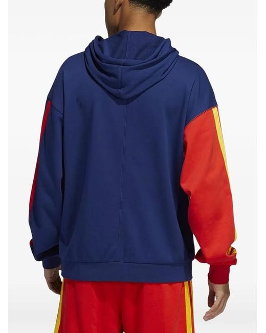 Adidas Red D.O.N Bel Air Academy Hooded Hoodie for men
