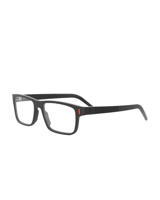 Tag Heuer Black Rectangle-Frame Glasses for men