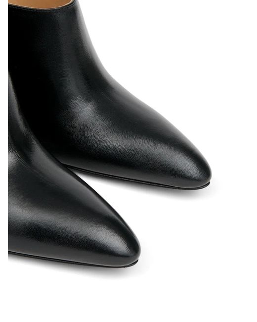 Maison Margiela Black Heel-Less Mules