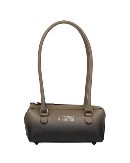 MM6 by Maison Margiela White New Bauletto J Mini Bag