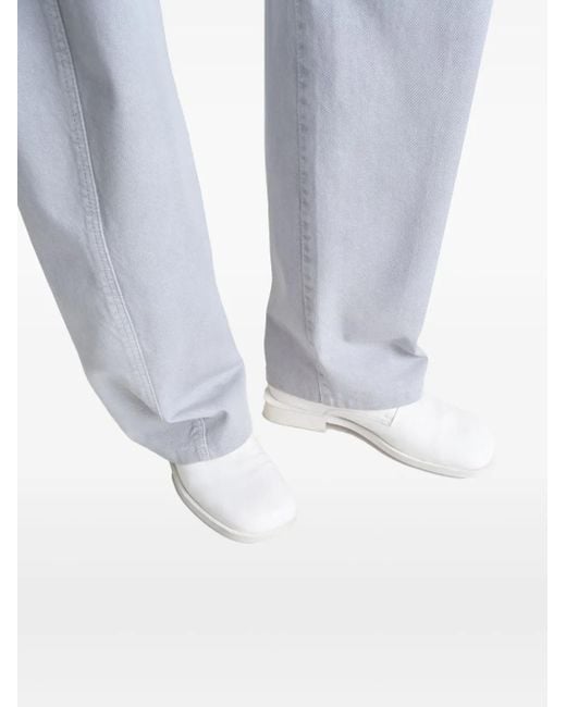 Lemaire White Anatomic Derby Shoes