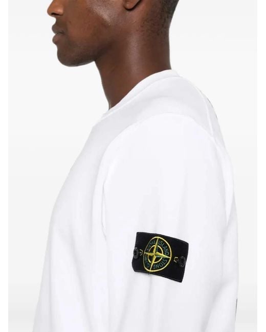 Dolce & Gabbana Pullover Mit Logo-Patch in White für Herren