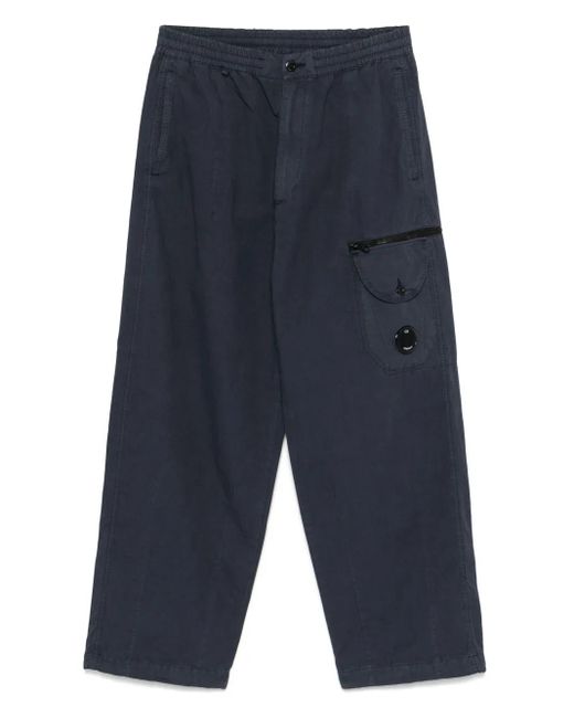 Pantaloni Microreps di C P Company in Blue da Uomo