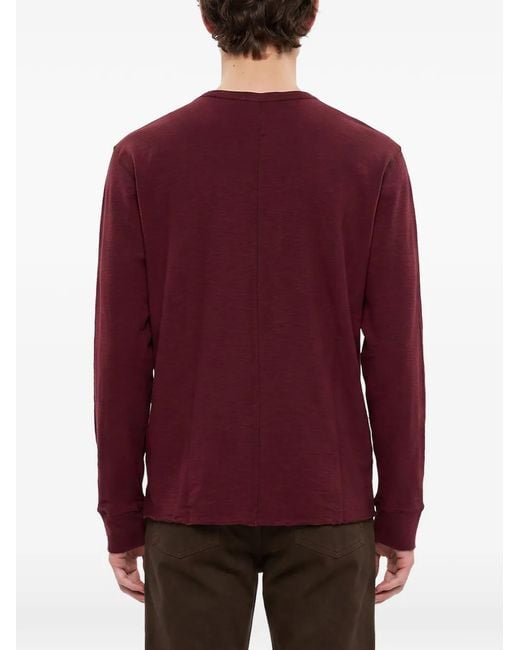 sunflower Red Long-Sleeve Sweater for men