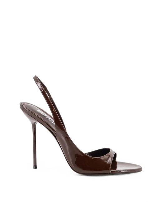 Paris Texas White Lidia Patent Leather Sandals
