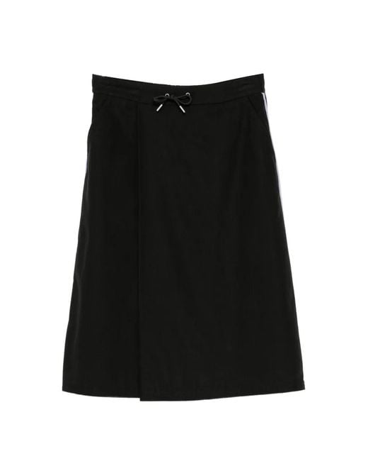 SPORT b. by agnès b. Black Wrap Track Skirt