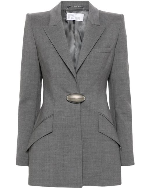 GIUSEPPE DI MORABITO ブローチディテール ジャケット Gray